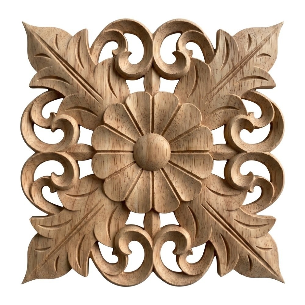 Craft Embellishments - Деревянная резная аппликация для декора дома,