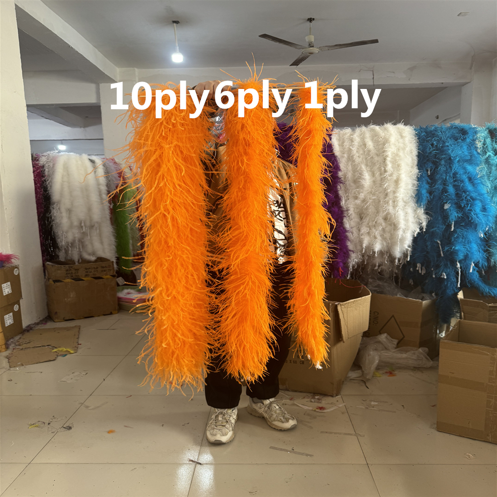 Feather Trim Marabou - Натуральное боа из страусиных перьев, 1-30