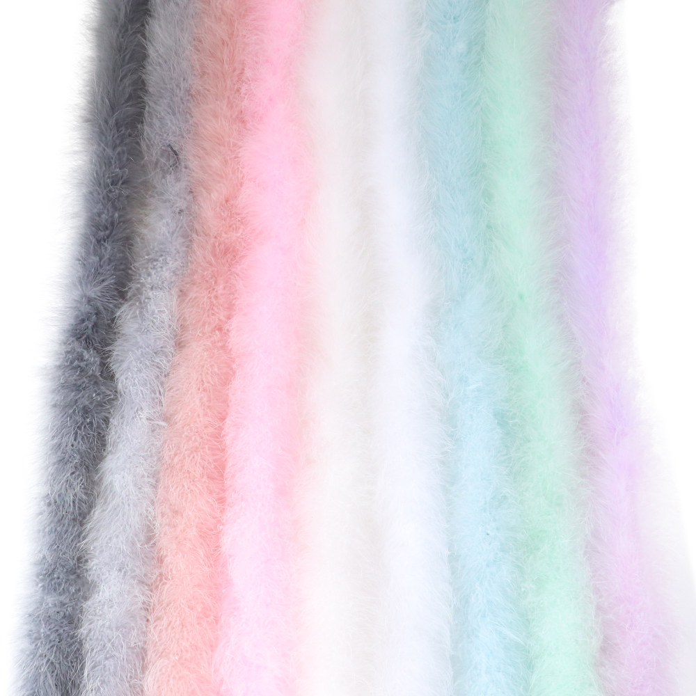 Feather Trim Marabou - 22 г, 2 м, пушистое красное