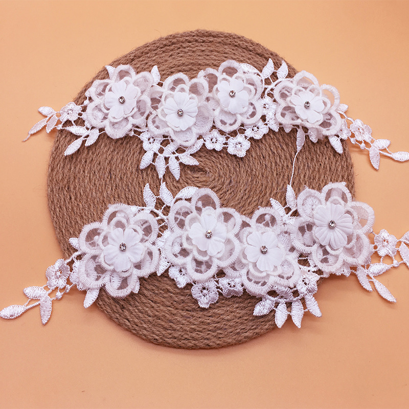 Applique Patch Flower - 2 пары/лот, сетчатый модный костюм, цветочная