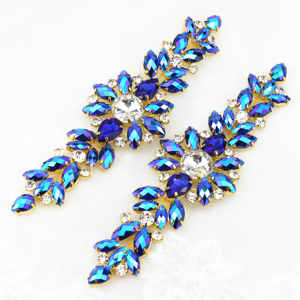 Sew On Rhinestone - 18,2X5,5 см AB шитье на Стразы