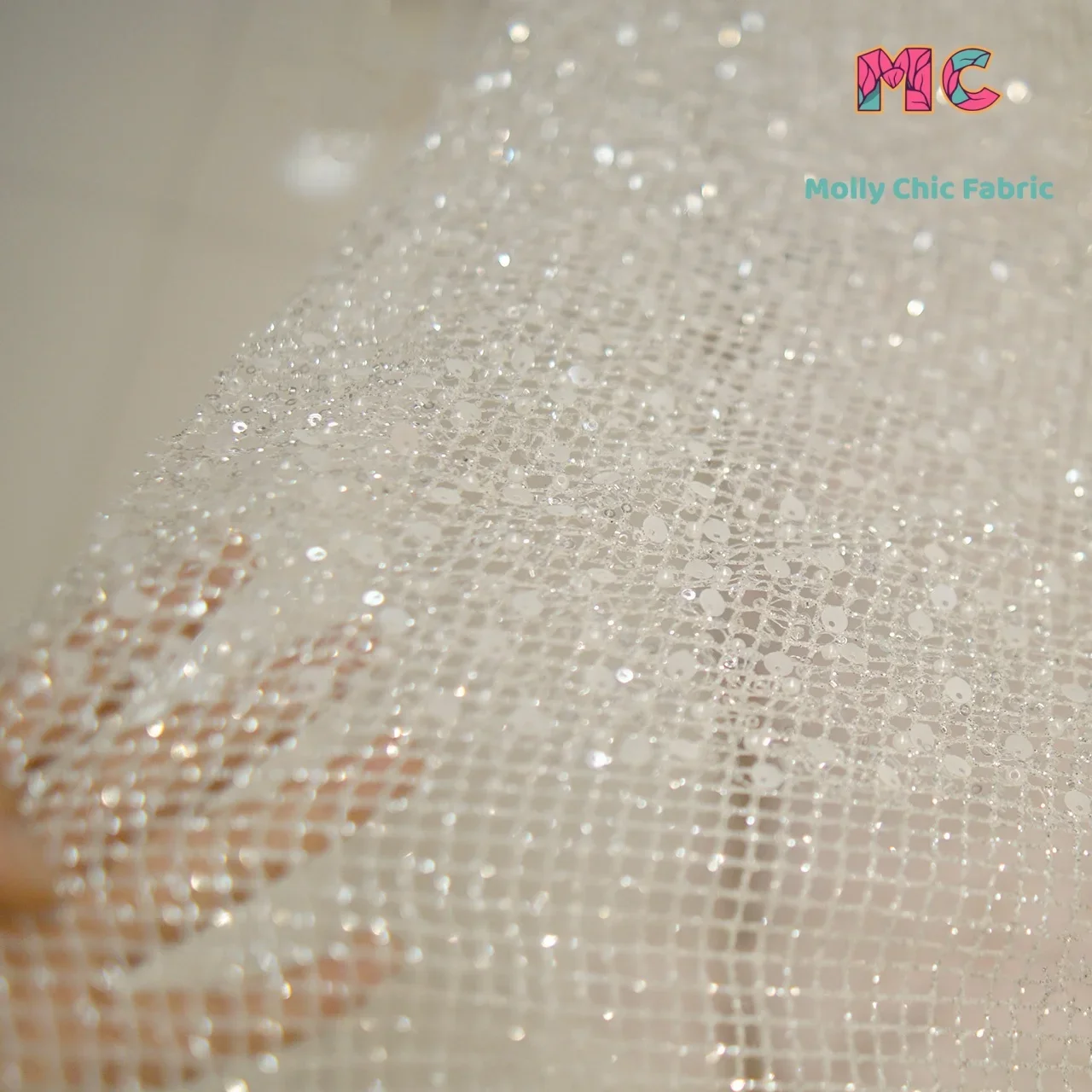 Crystal Mesh Fabric - Новая бусина для ногтей, блестящая кристаллическая