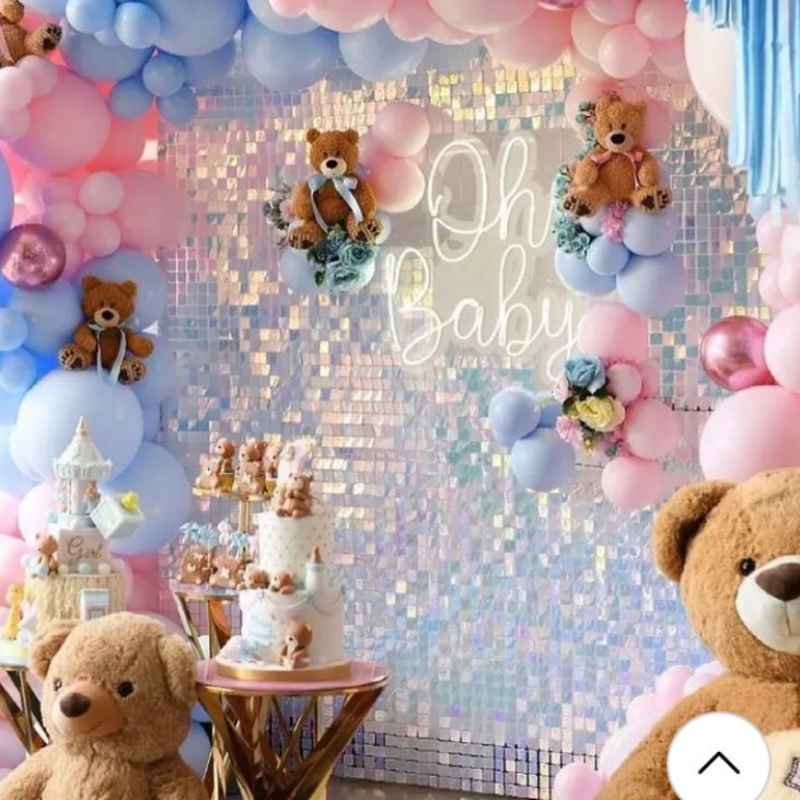 18 шт. панельный фон с блестка – обзор и цена Sequin Fabric Panel
