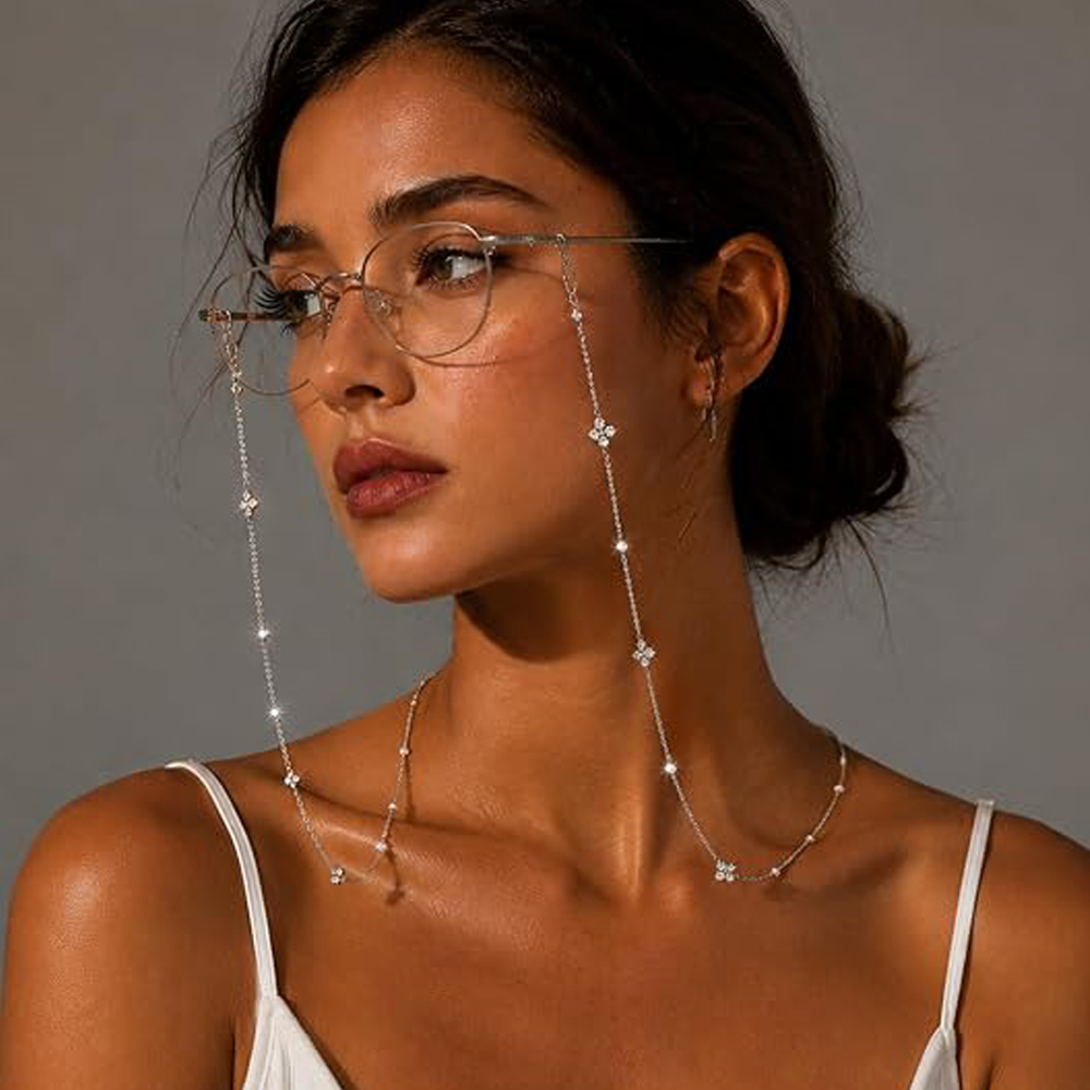 Цепочка для очков, шнурок для  – обзор и цена Pearl Trim Chain