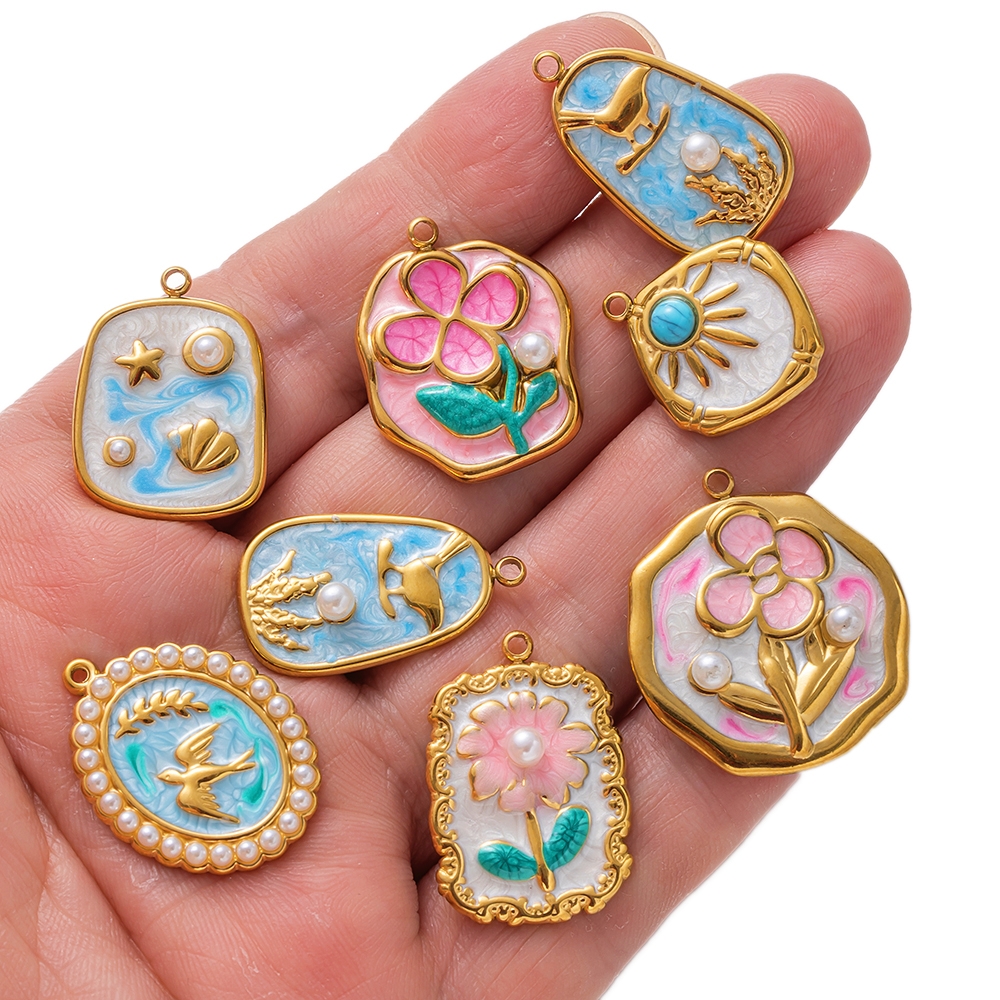 2 шт., золотые эмалированные п – обзор и цена Embellishment Crafts