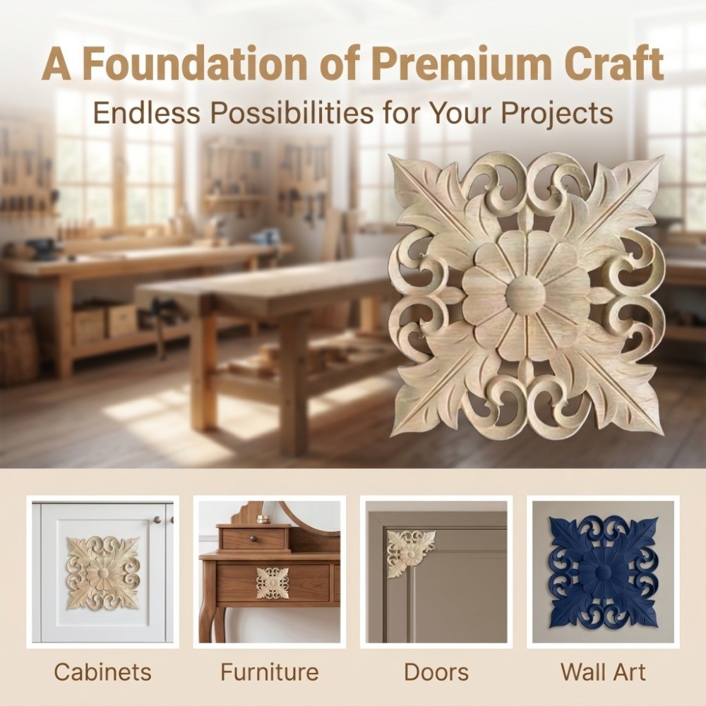 Деревянная резная аппликация д – обзор и цена Craft Embellishments