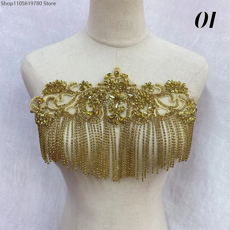 1 шт. нашивка-аппликация со ст – обзор и цена Sew On Rhinestone