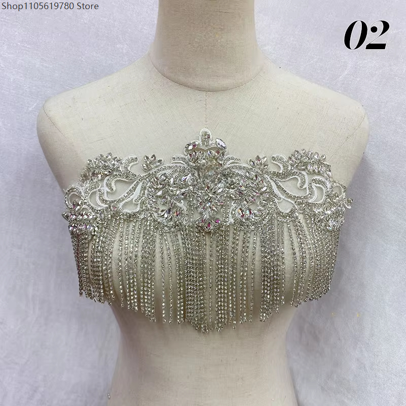 1 шт. нашивка-аппликация со ст – обзор и цена Sew On Rhinestone