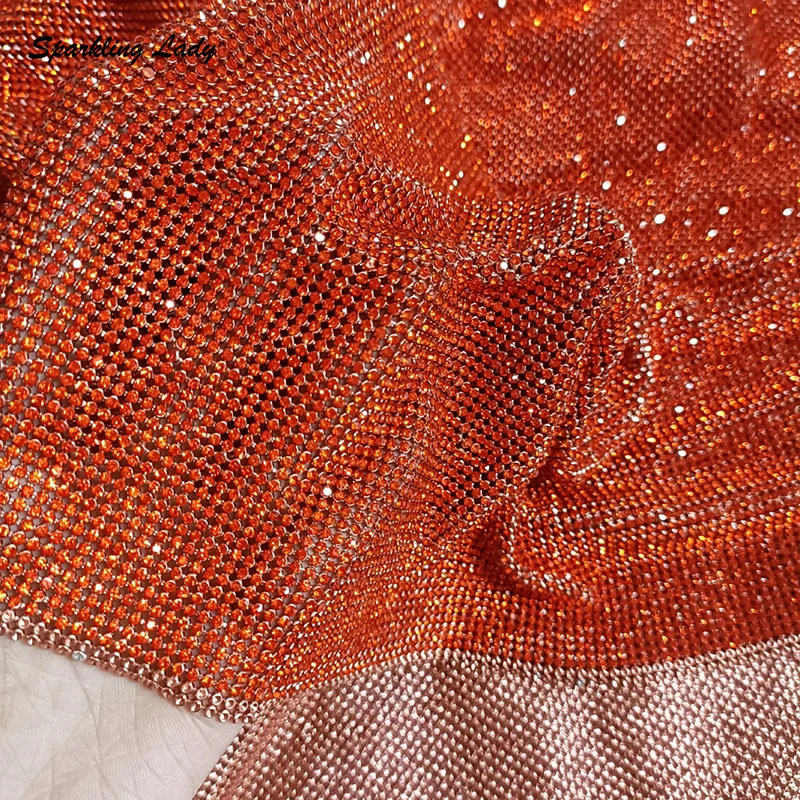 Высококачественная металлическ – обзор и цена Crystal Mesh Fabric