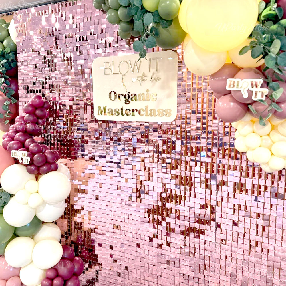 Блестящие розовые настенные фо – обзор и цена Sequin Fabric Panel
