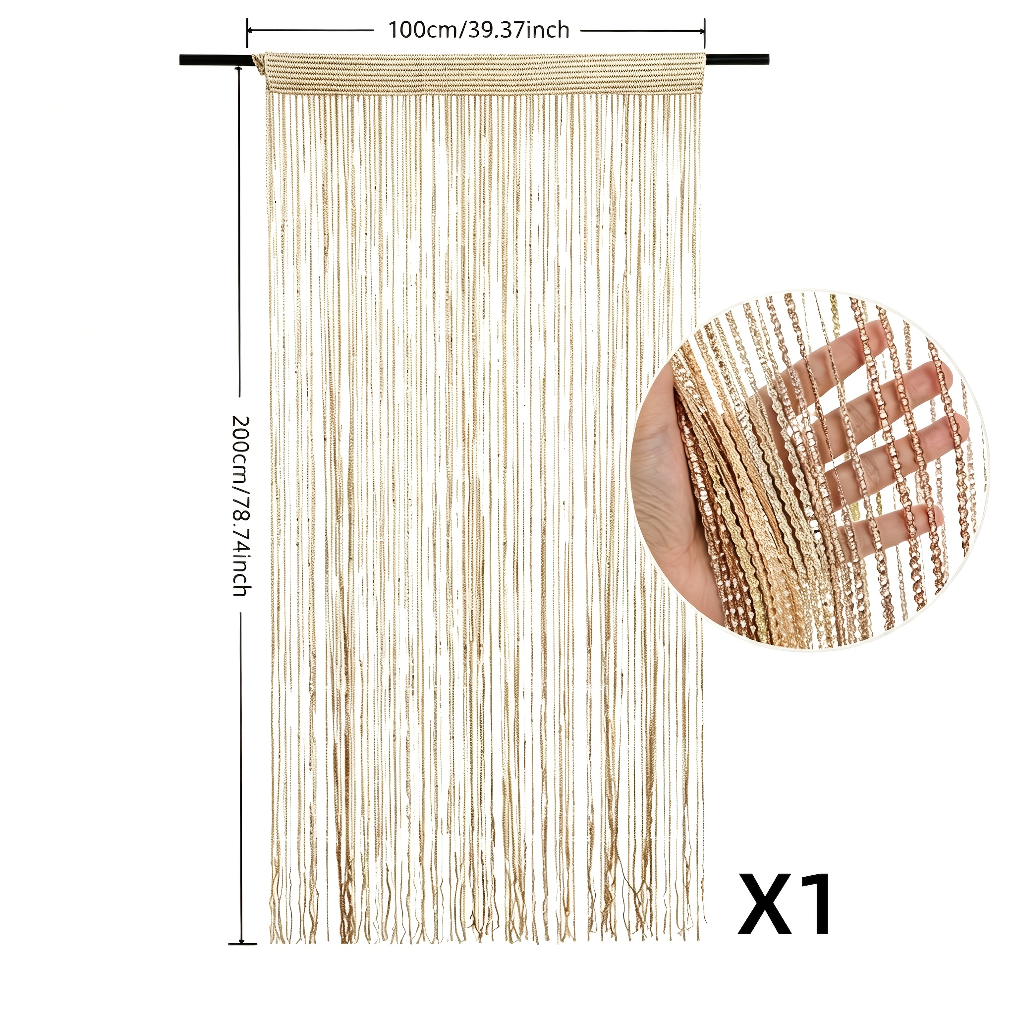 1 шт. золотистая занавеска в б – обзор и цена Sequin Fabric Panel