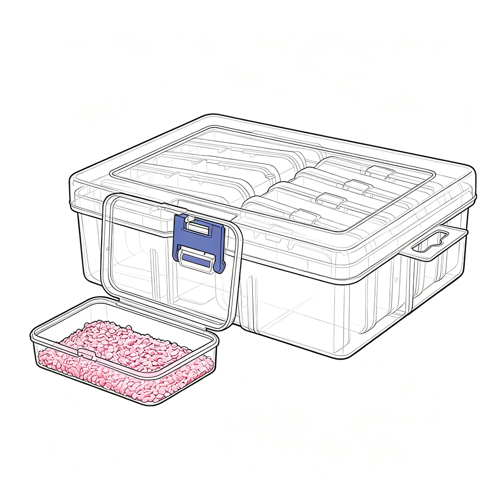 Набор из 10/19/24/30 прозрачны – обзор и цена Craft Embellishment Storage