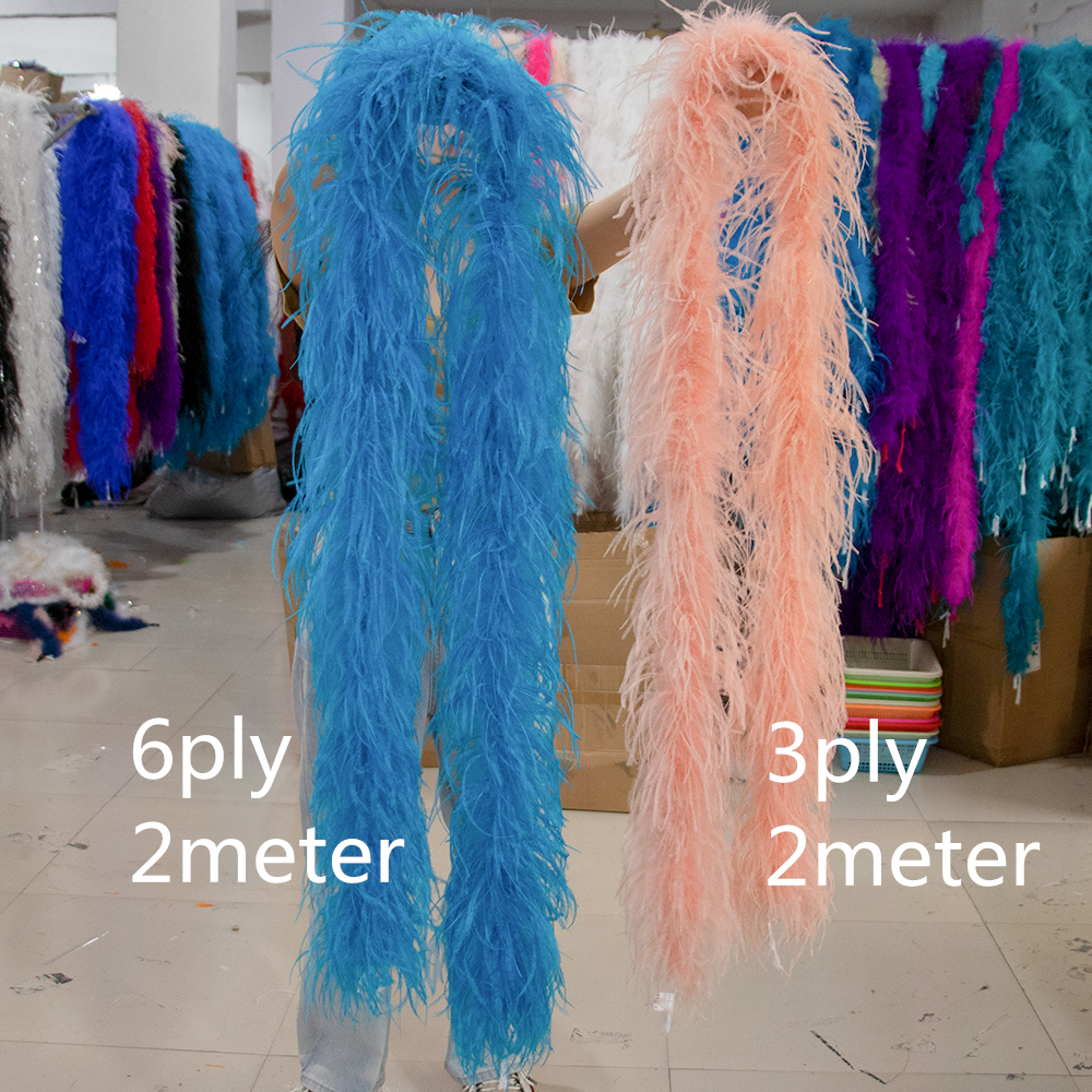 Натуральное боа из страусиных  – обзор и цена Feather Trim Marabou