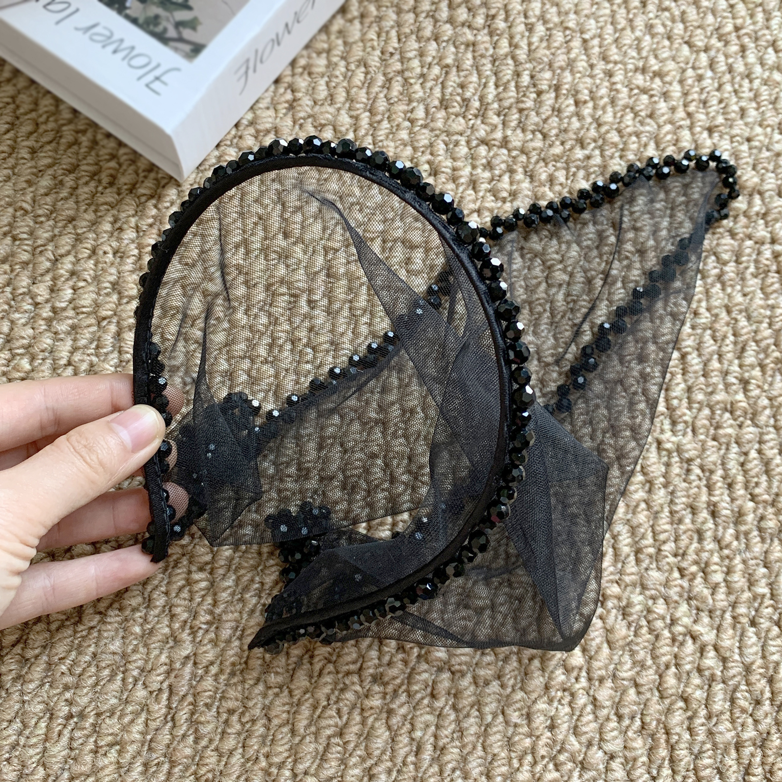 Элегантная сетчатая повязка на – обзор и цена Crystal Mesh Fabric