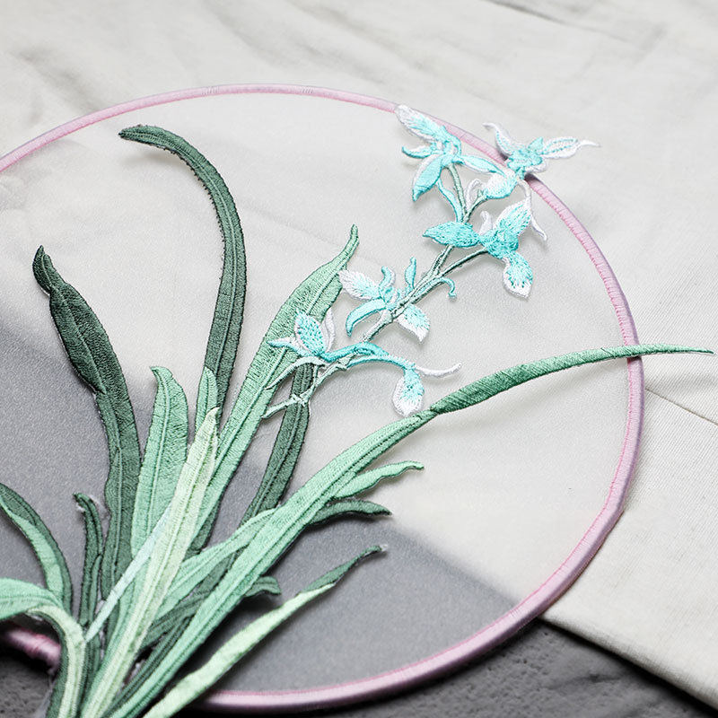 1 шт. патч для утюга, вышитая  – обзор и цена Applique Patch Flower