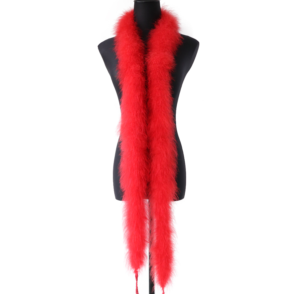 22 г, 2 м, пушистое красное бо – обзор и цена Feather Trim Marabou