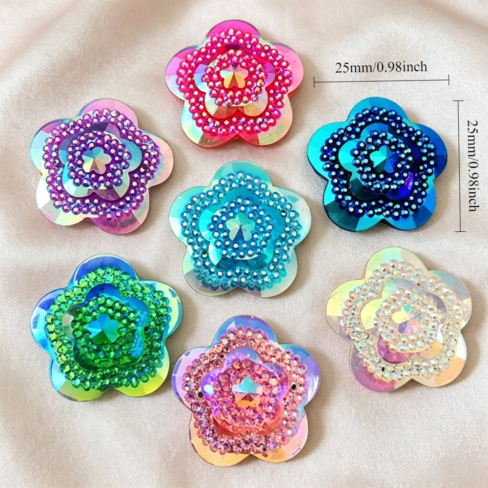 12 шт. блестящих кристаллов AB – обзор и цена Sew On Rhinestone