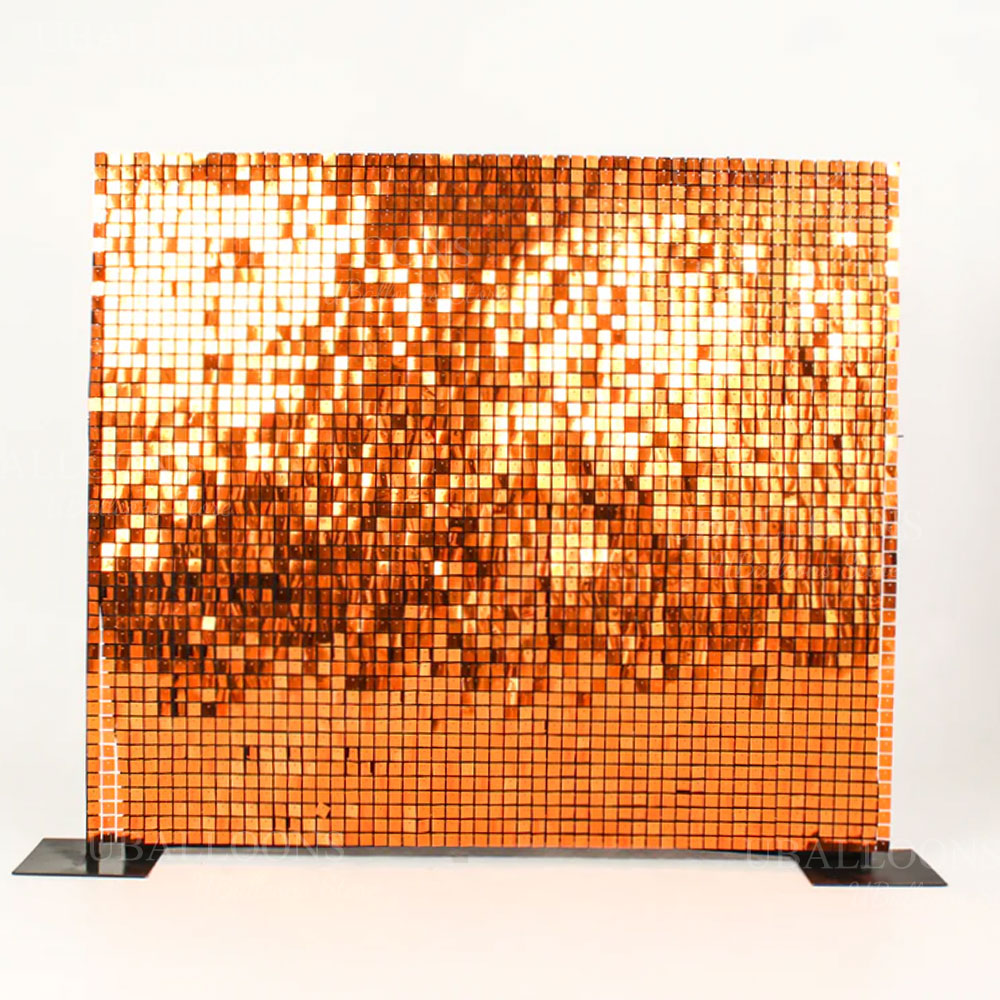 Ярко-оранжевые мерцающие насте – обзор и цена Sequin Fabric Panel