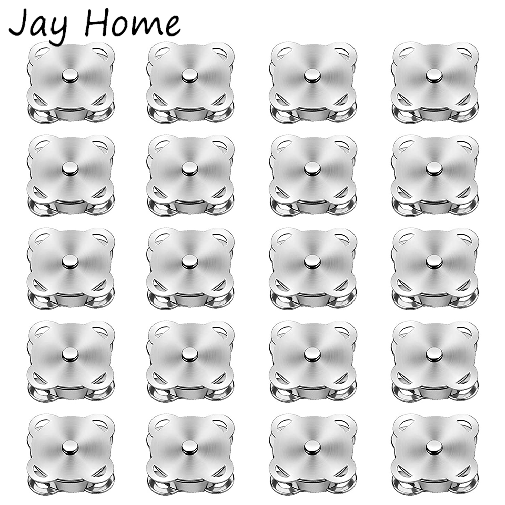 20 комплектов магнитных застеж – обзор и цена Iron On Stud Set