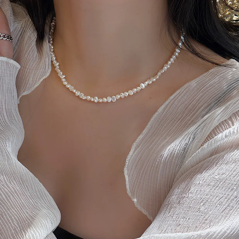 Ожерелья Hengsheng из пресново – обзор и цена Pearl Trim Chain