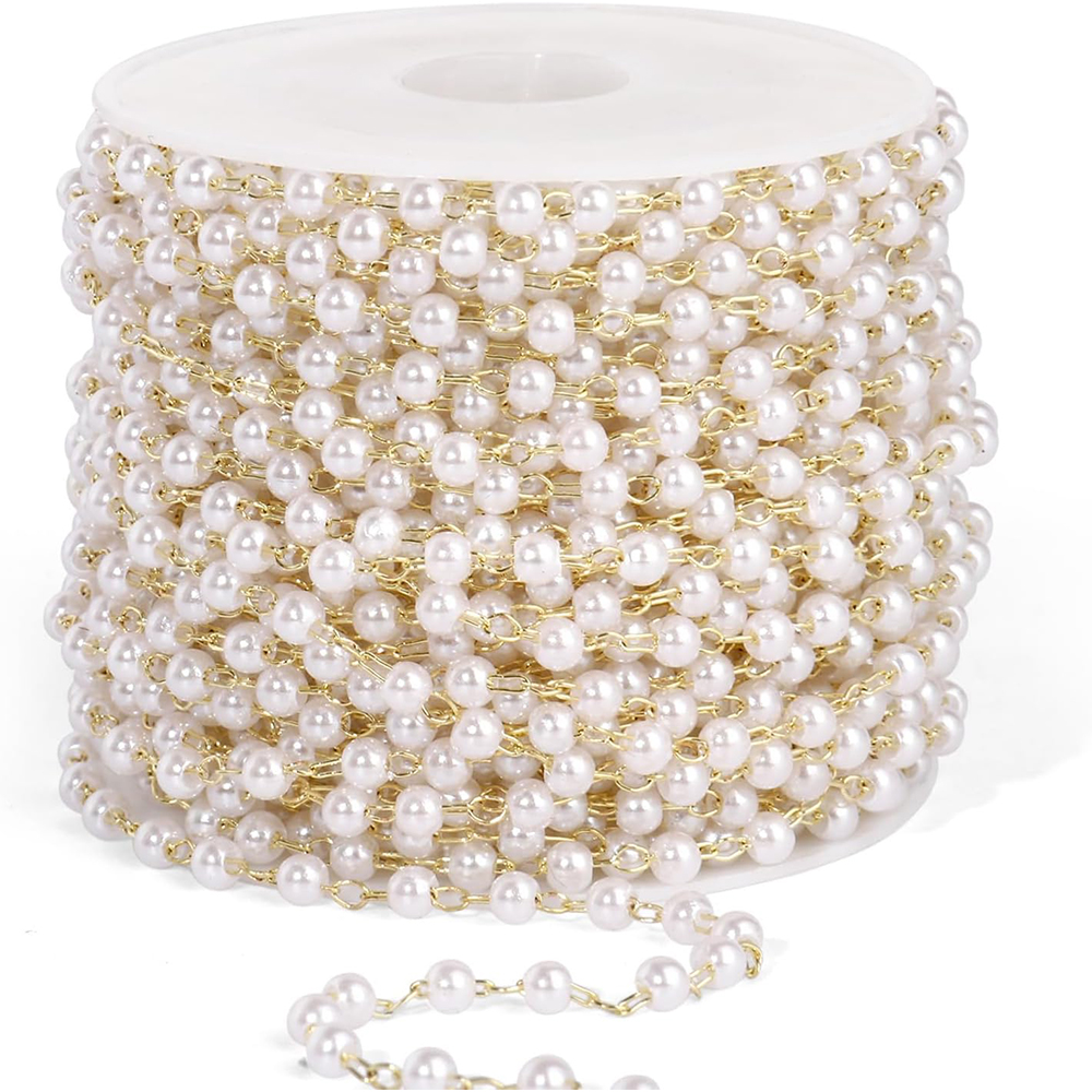 20-метровая цепочка из искусст – обзор и цена Pearl Trim Chain