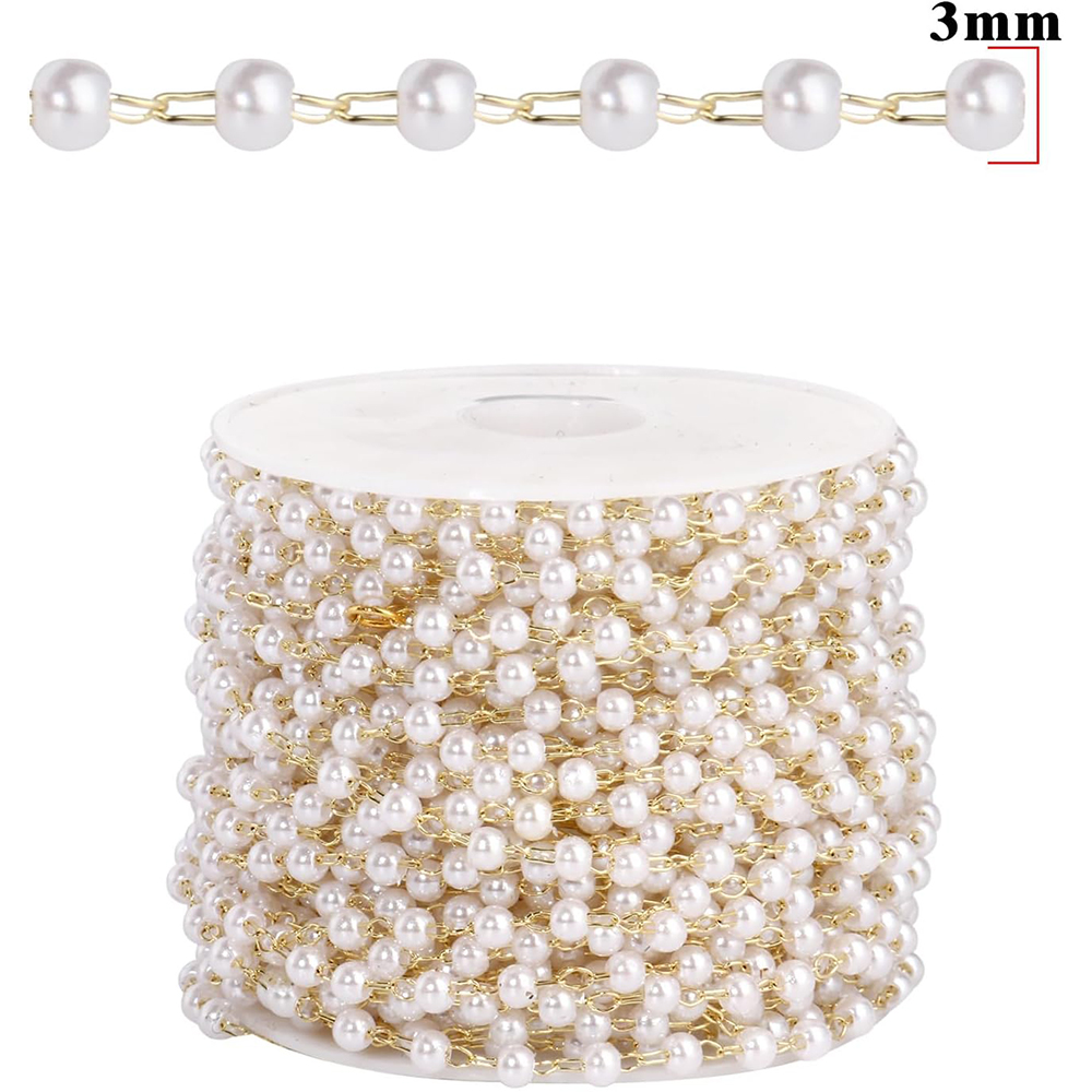 20-метровая цепочка из искусст – обзор и цена Pearl Trim Chain