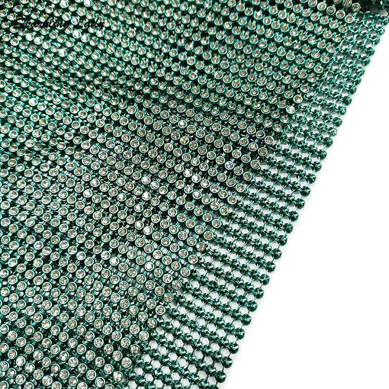 Блестящая металлическая ткань  – обзор и цена Crystal Mesh Fabric