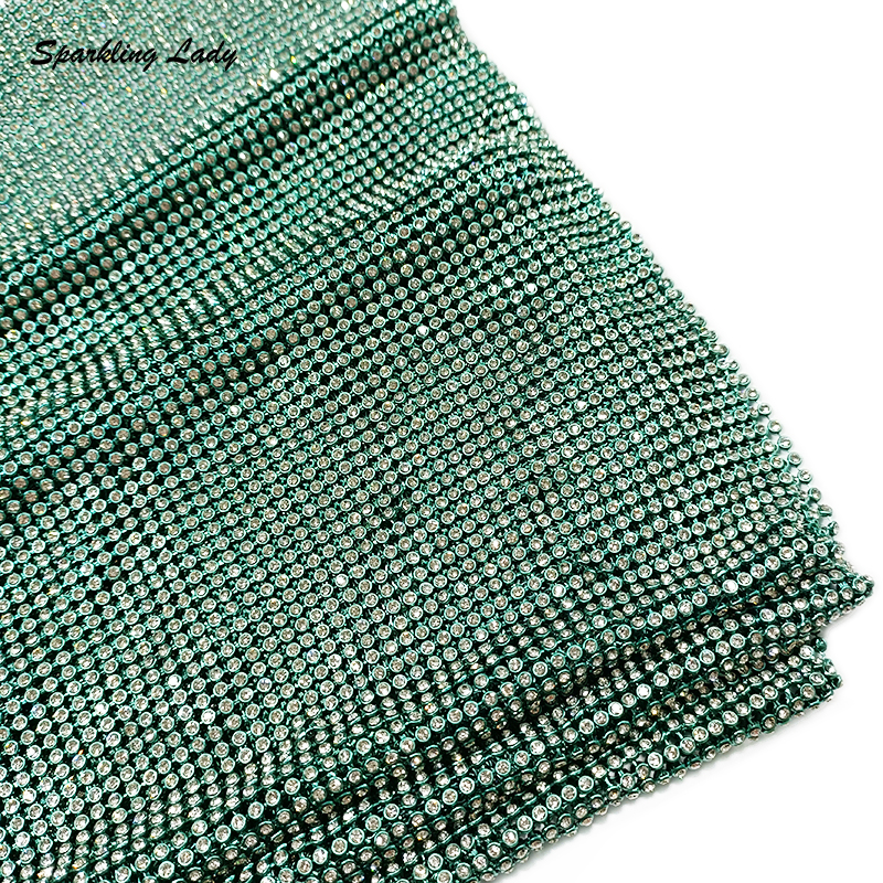 Блестящая металлическая ткань  – обзор и цена Crystal Mesh Fabric