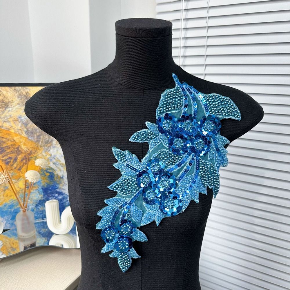 Модные 3D-аппликации с пайетка – обзор и цена Applique Patch Flower