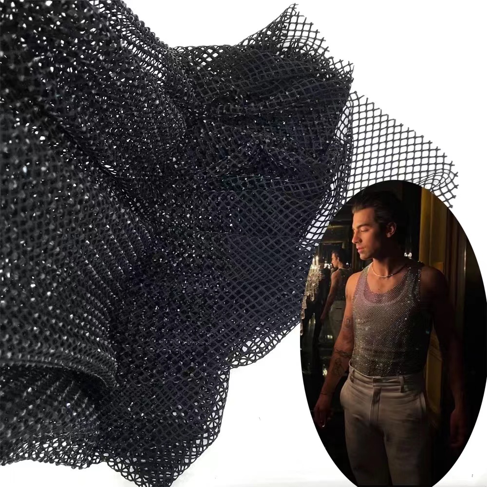 Сетка для пришивания страз, те – обзор и цена Crystal Mesh Fabric