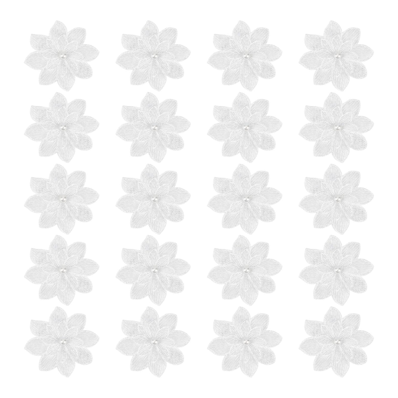 20 упаковок, декоративные наши – обзор и цена Applique Patch Flower