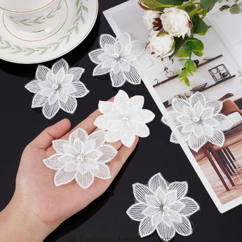 20 упаковок, декоративные наши – обзор и цена Applique Patch Flower