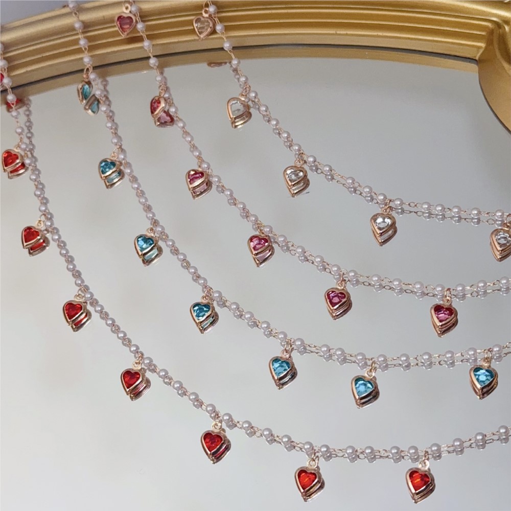 Цепочка из латуни с розовыми х – обзор и цена Pearl Trim Chain