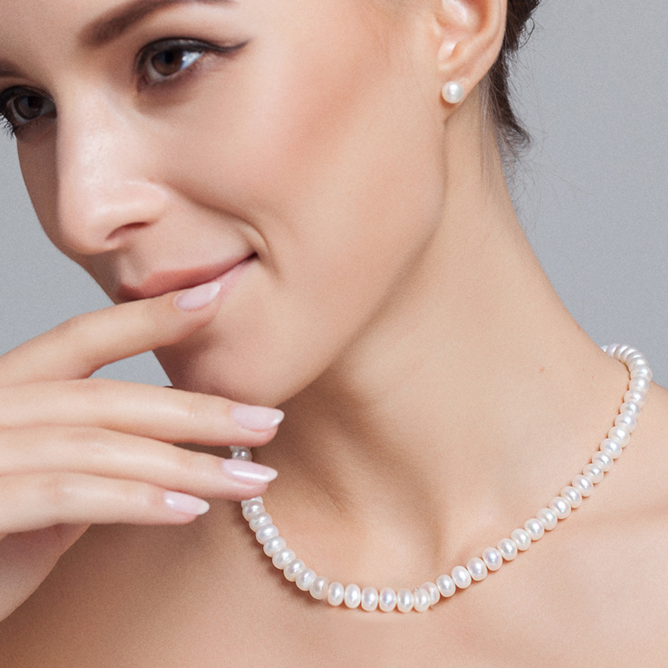 Cauuev Удивительная цена AAAA, – обзор и цена Pearl Trim Chain