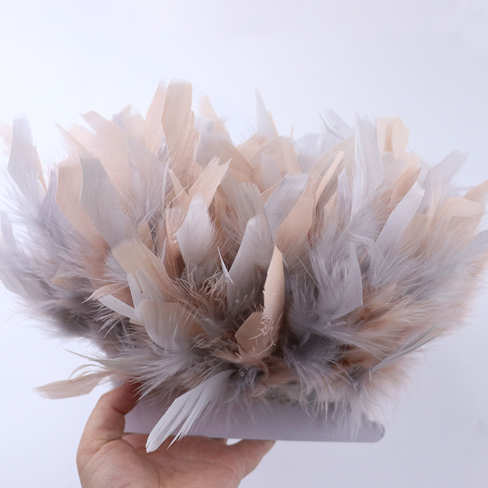 Мягкая бахрома из перьев мрамо – обзор и цена Feather Trim Marabou