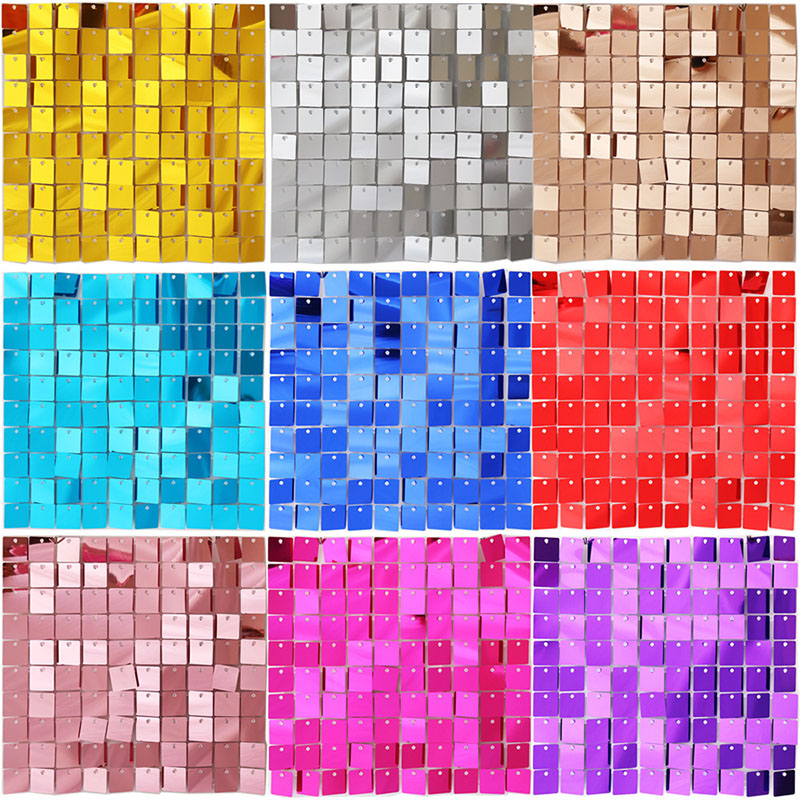 6-27 шт. светло-золотистых бле – обзор и цена Sequin Fabric Panel
