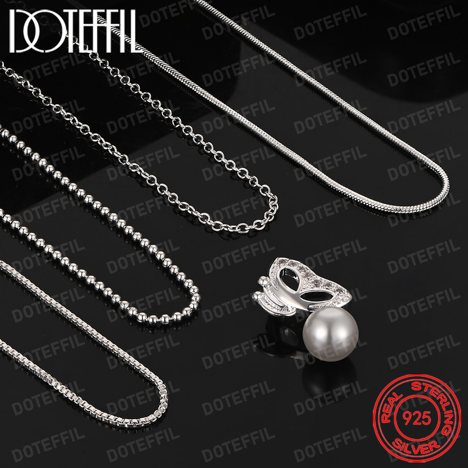 Изысканное ожерелье с подвеско – обзор и цена Pearl Trim Chain