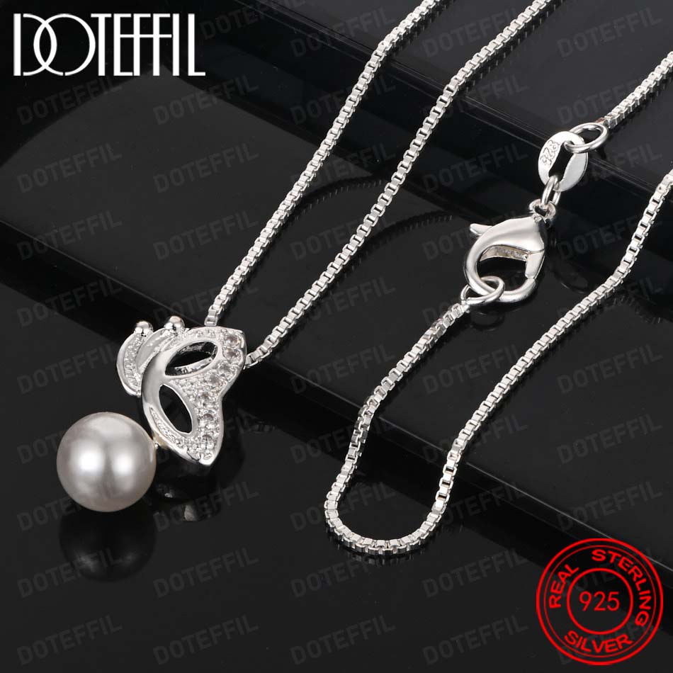 Изысканное ожерелье с подвеско – обзор и цена Pearl Trim Chain