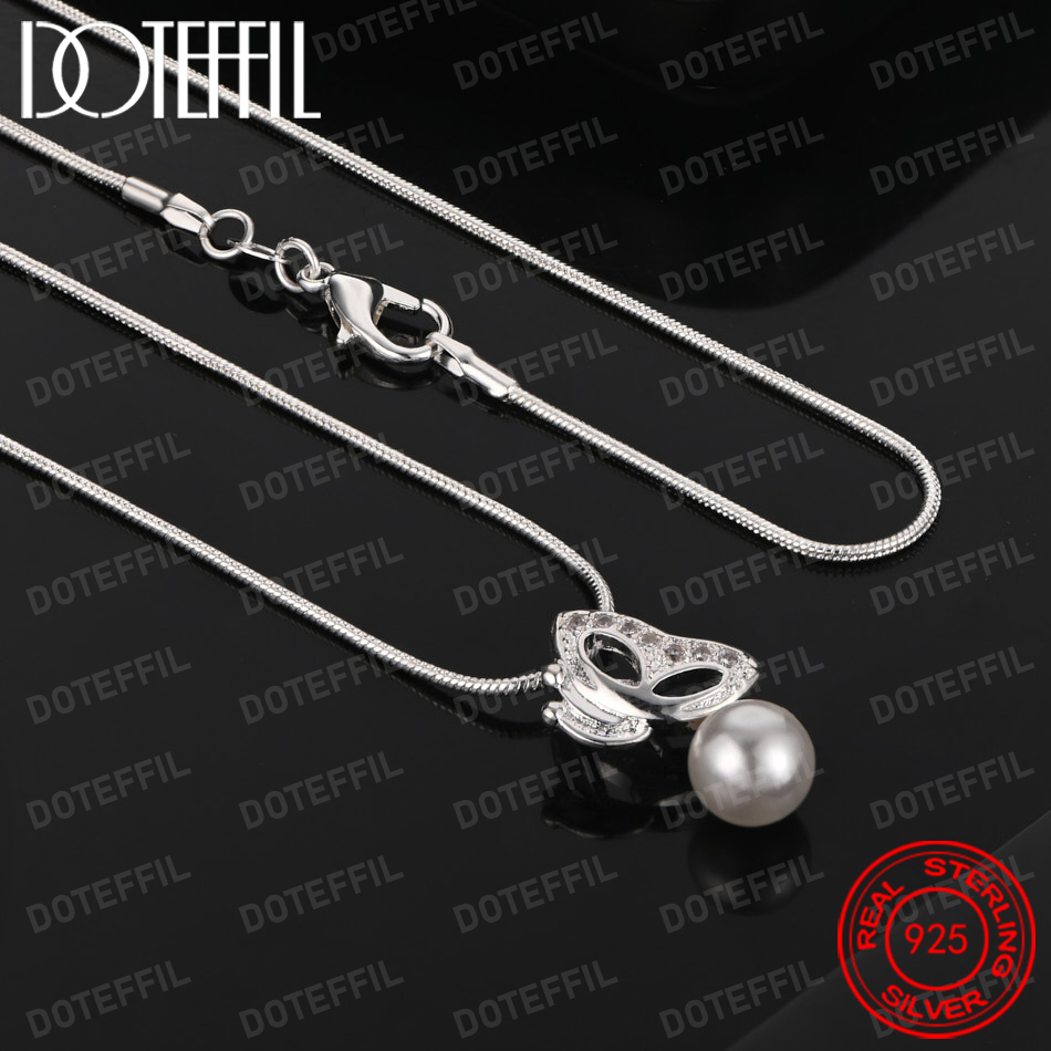 Изысканное ожерелье с подвеско – обзор и цена Pearl Trim Chain