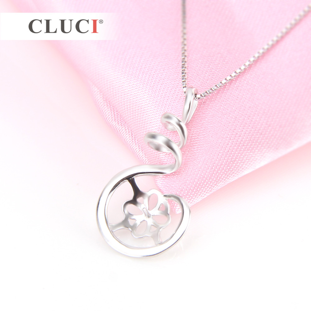 CLUCI 925 пробы серебряная под – обзор и цена Pearl Trim Chain