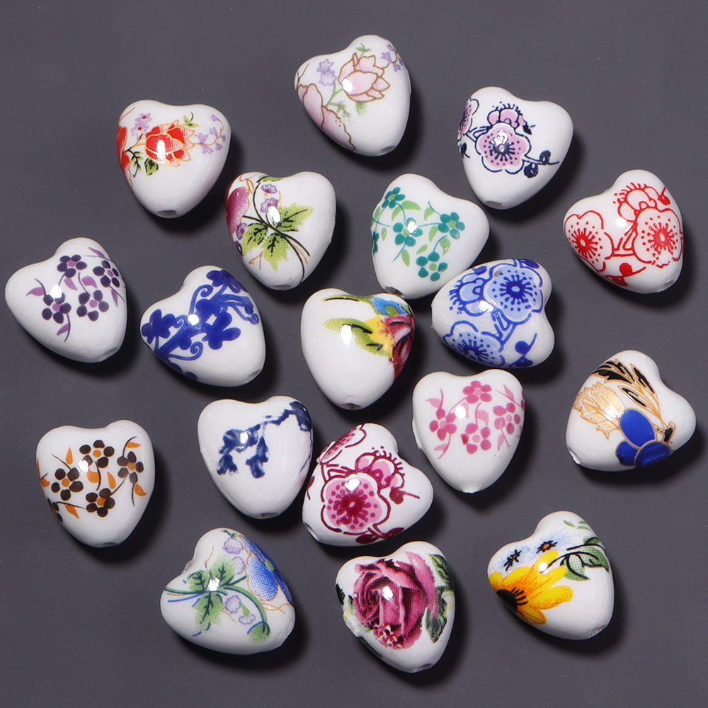 10pcs 12x13mm Форма сердца Цве – обзор и цена Embellishment Crafts
