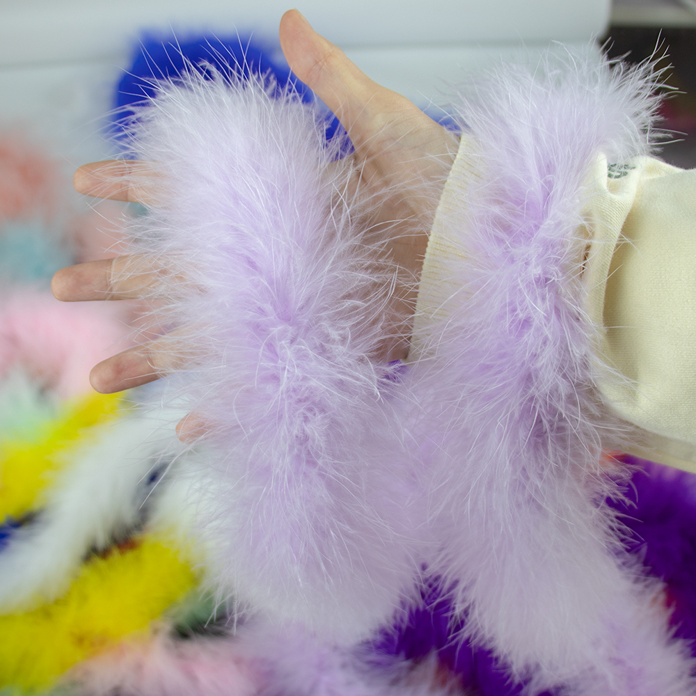 Костюмный перьевой боа 2 м из  – обзор и цена Feather Trim Marabou