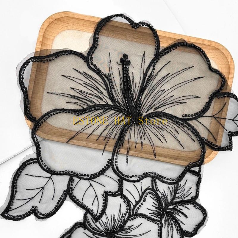 49MF вышитые нашивки с цветочн – обзор и цена Applique Patch Flower