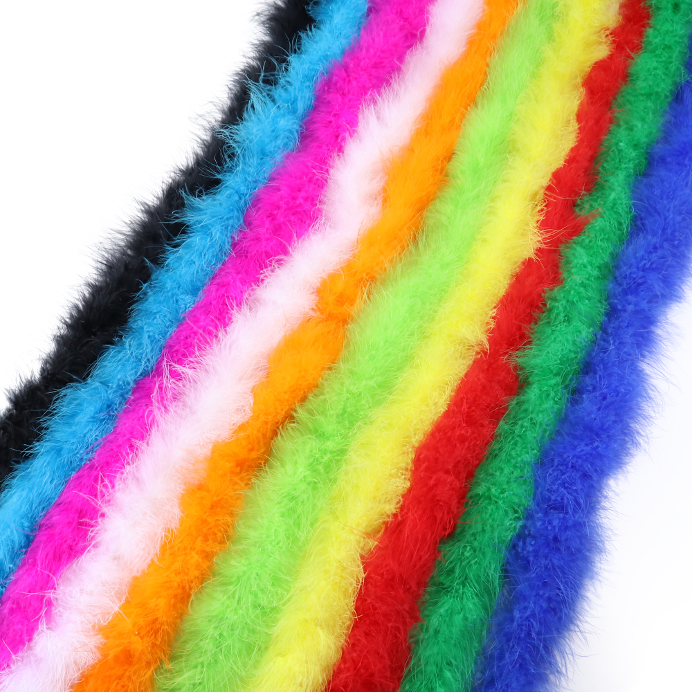 Пушистое перьевое боа из перье – обзор и цена Feather Trim Marabou