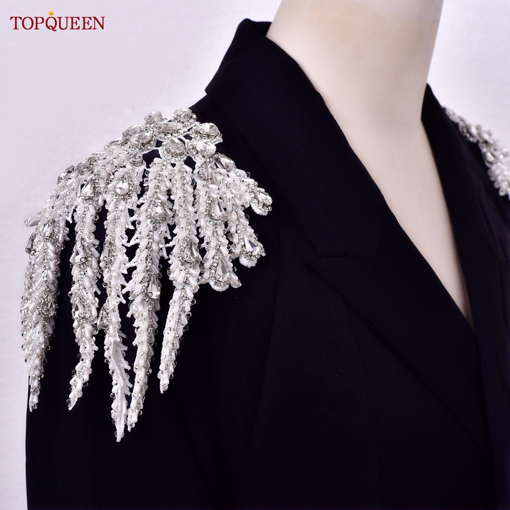 Нашивка TOPQUEEN с бисером и с – обзор и цена Sew On Rhinestone