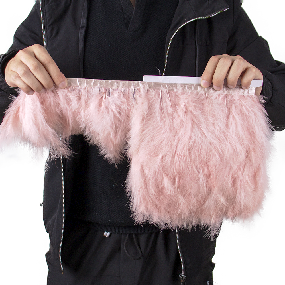 1 м пушистая фотолента, отделк – обзор и цена Feather Trim Marabou