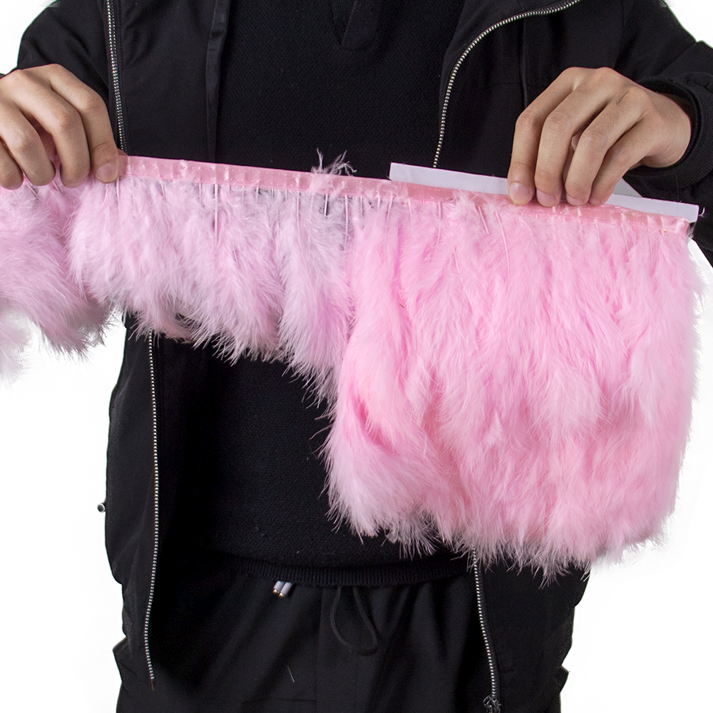 1 м пушистая фотолента, отделк – обзор и цена Feather Trim Marabou