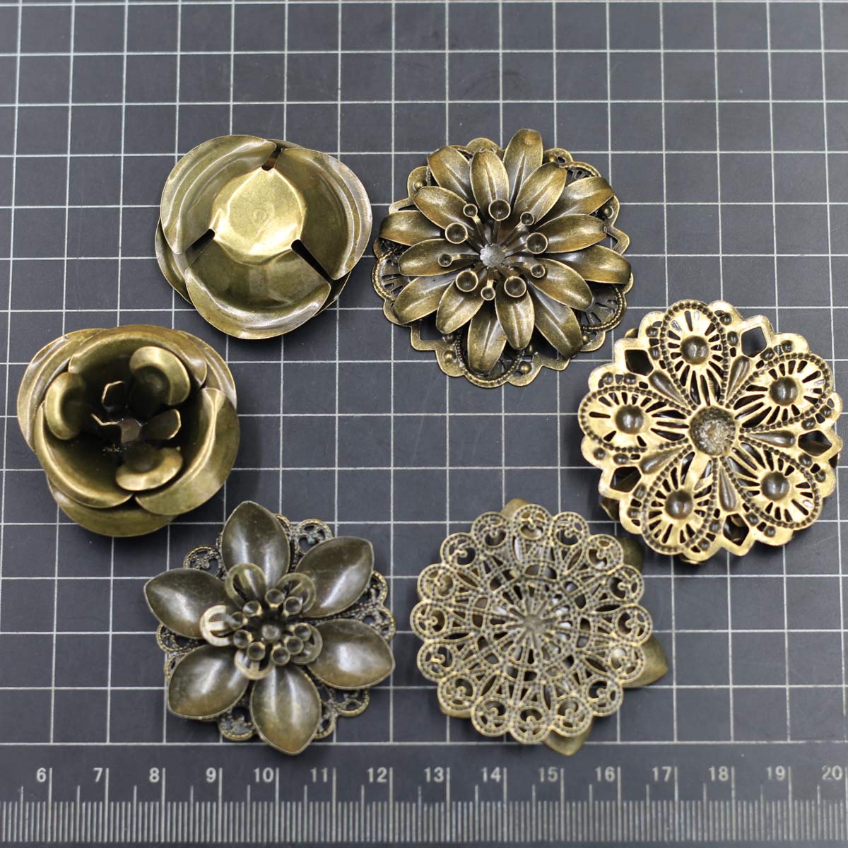 6 шт. украшения, комбинированн – обзор и цена Craft Embellishments