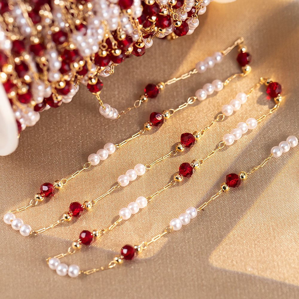 50 см/100 см медная цепочка с  – обзор и цена Pearl Trim Chain