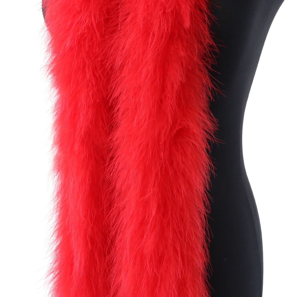 2М 50г Красное пушистое боа из – обзор и цена Feather Trim Marabou